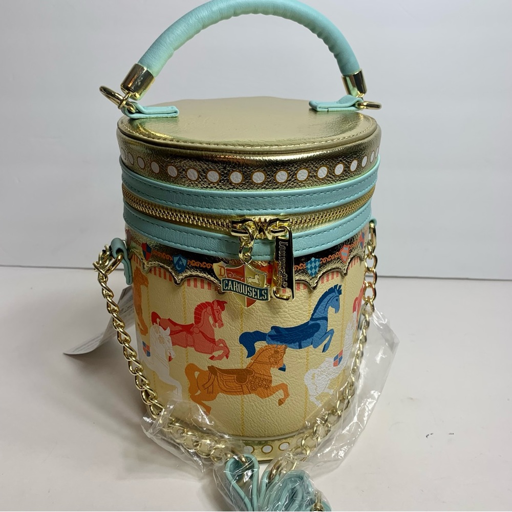 NWT. Disney King Arthur Carousel Loungefly Handbag. - Picture 2 of 15